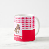 Niedlich Basset Hound Kaffeetasse (VorderseiteRechts)
