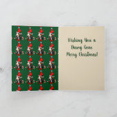 Niedlich Basset Hound Weihnachten (Innenseite)