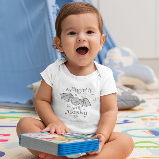 Niedlich Bat Baby Boy Halloween Baby Strampler