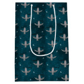 Niedlich Bat Halloween Mittlere Geschenktüte (Rückseite)