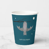 Niedlich Bat Halloween Pappbecher (Rückseite)