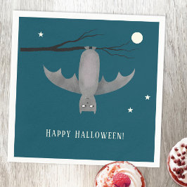 Niedlich Bat Halloween Serviette