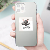 Niedlich Bat Happy Halloween Aufkleber (Telefon)