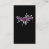 Niedlich Bat Lover Cobweb Halloween Visitenkarte (Vorderseite)