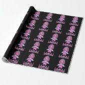 Niedlich Bat Skull Pastel Goth Skeleton Kawaii Geschenkpapier (Ungerollt)