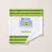 Niedlich Bathtime Duschfrosch Handtuchhandtuch Set (Waschlappen)