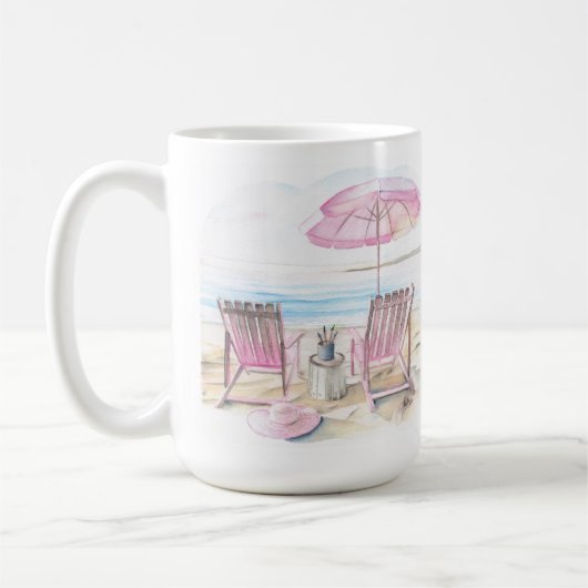 Niedlich Beach Art Coffee Mugs Kaffeetasse (Links)