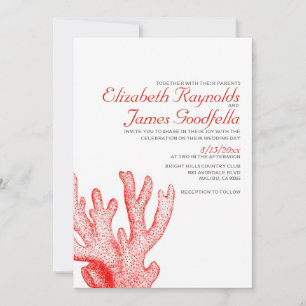 Niedlich Beach Hochzeit in Urlaubsort Einladungen