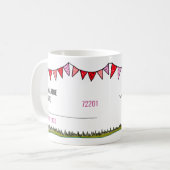 Niedlich Beach House Custom Street Kaffeetasse (Vorderseite Links)
