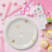 Niedlich Beach Seashell Sandcastle Starfish Pappteller (Party)