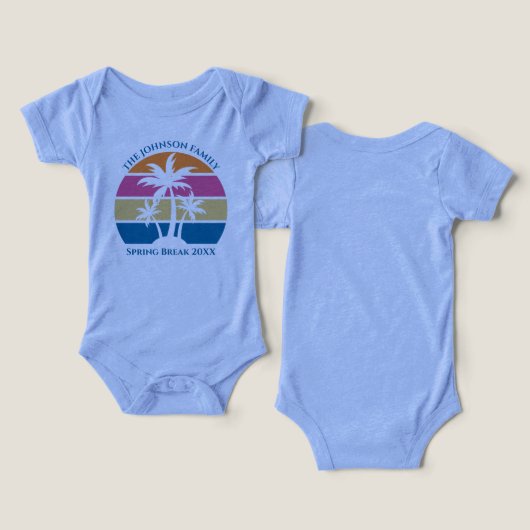 Niedlich Beach Sunset Palmen Tree Custom (Design Vorderseite & Rückseite)