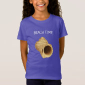 Niedlich Beach Time Seashell T-Shirt (Vorderseite)