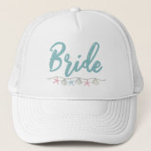 Niedlich Beach Vacation Bachelorette Weekend Bride Truckerkappe (Vorderseite)