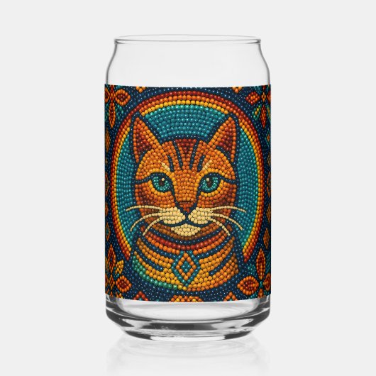 Niedlich Beaded Kitty Dosenglas (Vorderseite)