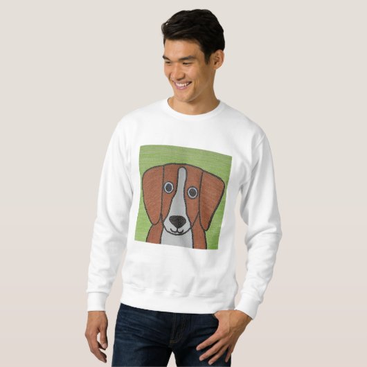 Niedlich Beagle Sweatshirt (Vorne ganz)