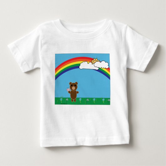 Niedlich Bear Baby T - Shirt (Vorderseite)