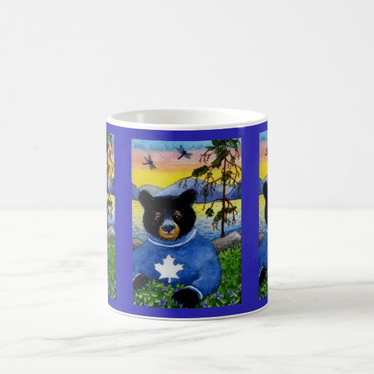 Niedlich Bear Blueberries Algonquin Park Tasse (Mittel)