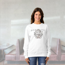 Niedlich Bear Custom Football Sweatshirt