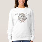 Niedlich Bear Custom Football Sweatshirt (Vorderseite)