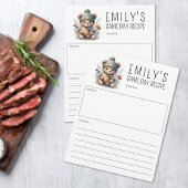 Niedlich Bear Custom Recicard