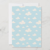 Niedlich Bear Hello Little One Baby Dusche Dankeskarte (Rückseite)