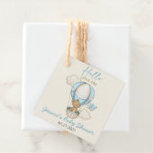 Niedlich Bear Hello Little One Baby Dusche Geschenkanhänger (Beispiel)