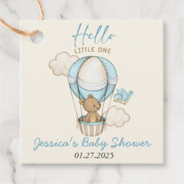 Niedlich Bear Hello Little One Baby Dusche Geschenkanhänger