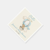 Niedlich Bear Hello Little One Baby Dusche Serviette (Ecke)