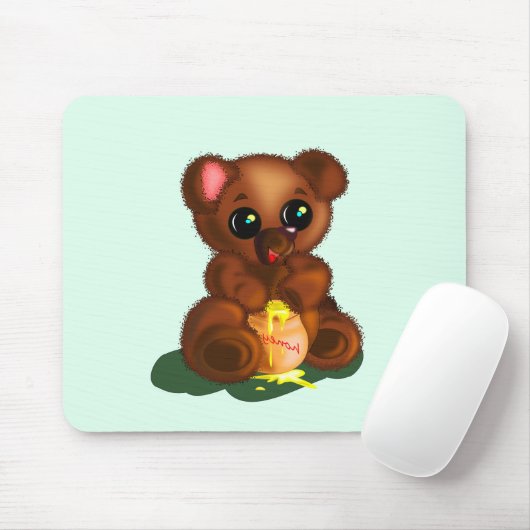 Niedlich Bear Mouse Pad Mousepad (Mit Mouse)