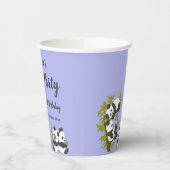 Niedlich Bear Pandas Party Boy Birthday Green Pappbecher (Links)