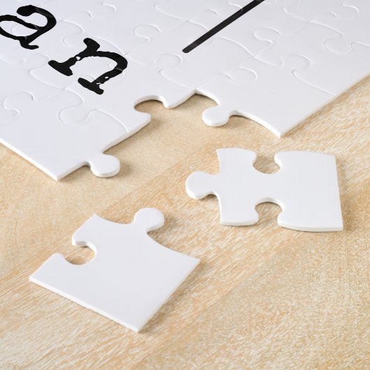 Niedlich Bear Simple Line Illustration Individuell Puzzle (Seite)