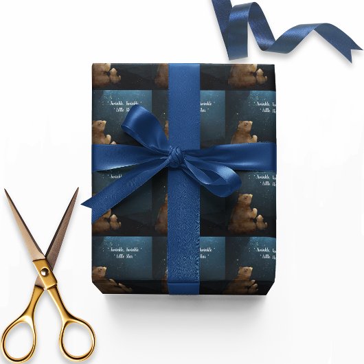 Niedlich Bear Twinkle Little Star Geschenkpapier