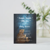 Niedlich Bear Twinkle Twinkle Little Star Baby Dus Postkarte (Stehend Vorderseite)