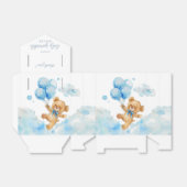 Niedlich Bearly Wait Blue Boy Baby Dusche Sprinkle Geschenkschachtel (Ungefaltet)