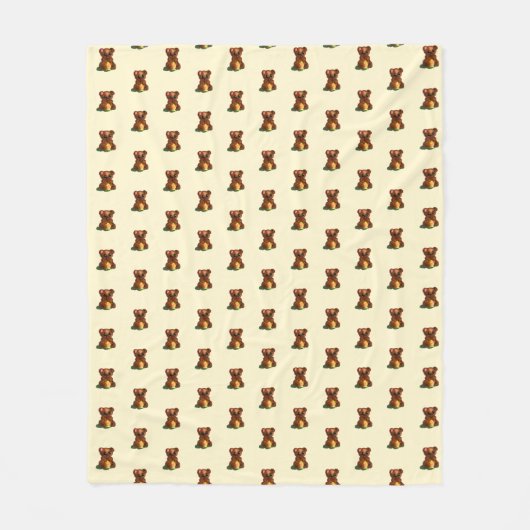 Niedlich Bears Fleece Blanket (Vorderseite)
