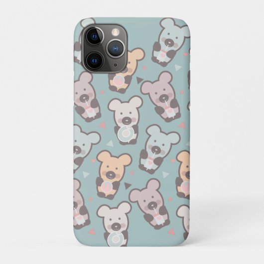 Niedlich Bears Süßigkeiten Snacks Confetti Case-Mate iPhone Hülle (Rückseite)
