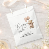 Niedlich Beary Sweet Baby Dusche Party Vielen Dank Geschenktütchen (Ausgeschnitten)