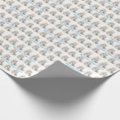 Niedlich, Beatrix Potter, Babydusche, nach Maß Geschenkpapier (Ecke)