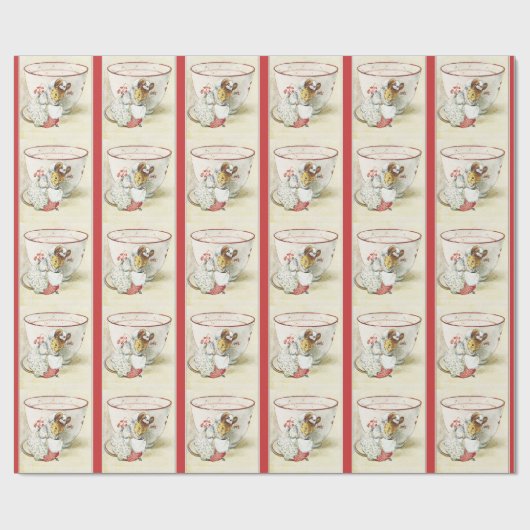 Niedlich Beatrix Potter Lady Wrapping Paper Geschenkpapier (Flach)
