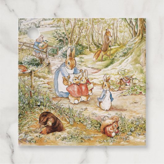 Niedlich Beatrix Potter Peter und Friends Geschenkanhänger (Vorderseite)
