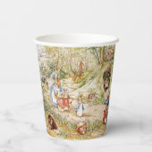 Niedlich Beatrix Potter Peter und Friends Pappbecher (Rückseite)