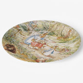 Niedlich Beatrix Potter Peter und Friends Pappteller (Schrägansicht)