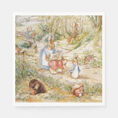 Niedlich Beatrix Potter Peter und Friends Serviette (Vorderseite)