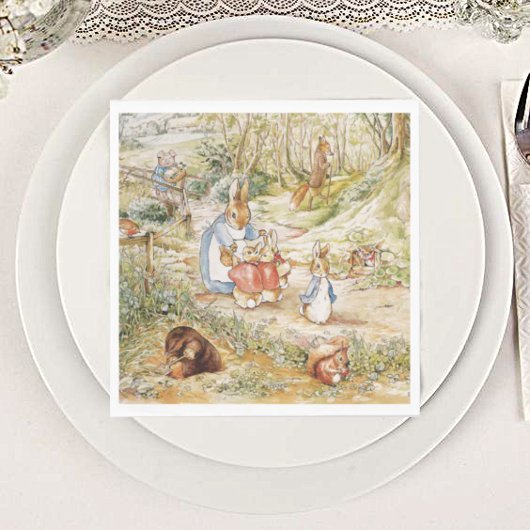 Niedlich Beatrix Potter Peter und Friends Serviette