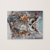 Niedlich Beautiful Boho Owl Puzzle (Horizontal)