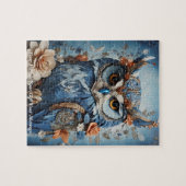 Niedlich Beautiful Boho Owl Puzzle (Horizontal)