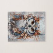 Niedlich Beautiful Boho Owl Puzzle (Horizontal)