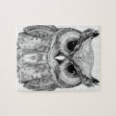 Niedlich Beautiful Boho Owl Puzzle (Horizontal)