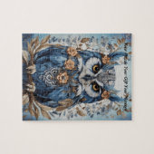 Niedlich Beautiful Boho Owl Puzzle (Horizontal)