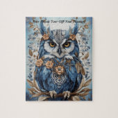 Niedlich Beautiful Boho Owl Puzzle (Vertikal)